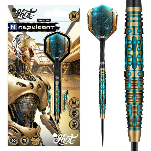 Shot AI Replicant Steel Tip Darts - 90% Tungsten