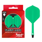 Shot Flight Deck One Piece Dart Flight and Shaft System