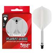 Shot Flight Deck One Piece Dart Flight and Shaft System