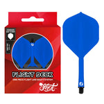 Shot Flight Deck One Piece Dart Flight and Shaft System