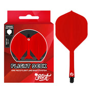 Shot Flight Deck One Piece Dart Flight and Shaft System