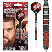 Shot Michael Smith Defiant Steel Tip Darts - 90% Tungsten