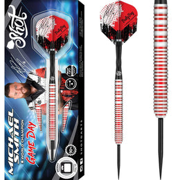Shot Michael Smith Game Day Steel Tip Darts - 90% Tungsten