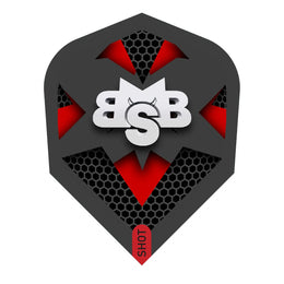 Shot Michael Smith Tenacious Dart Flights - Standard No.6