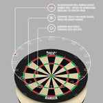 Shot Ranger Bristle Dartboard