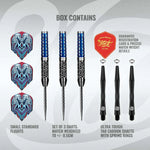 Shot Viking Raven Steel Tip Darts - 90% Tungsten