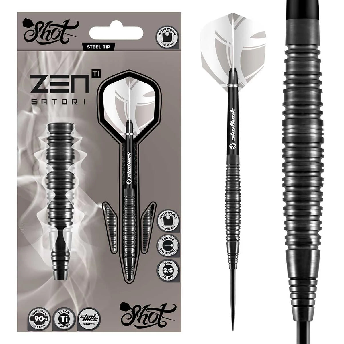 Buy Shot Zen Satori 90% Tungsten Darts | Universal Darts