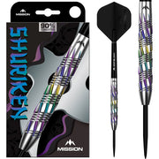 Mission Shuriken Steel Tip Darts – 90% Tungsten