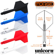 Unicorn Forge Plus White All In One No2 Moulded Flights