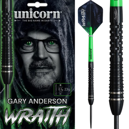Unicorn Gary Anderson Phase 6 Wraith Steel Tip Darts – 90% Tungsten