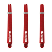 Unicorn Gripper 3 Nylon Shafts - Dart Stems - Red