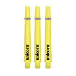 Unicorn Gripper 3 Nylon Shafts - Dart Stems - Yellow
