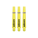 Unicorn Gripper 3 Nylon Shafts - Dart Stems - Yellow