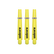 Unicorn Gripper 3 Nylon Shafts - Dart Stems - Yellow