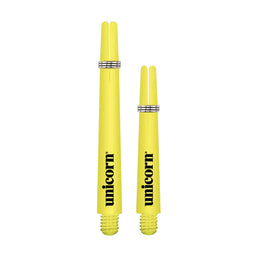 Unicorn Gripper 3 Nylon Shafts - Dart Stems - Yellow