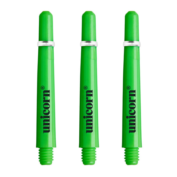 Unicorn Gripper 4 Polycarbonate Shafts - Dart Stems - Neon Green