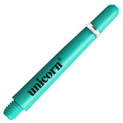 Unicorn Gripper 4 Polycarbonate Shafts - Dart Stems - Neon Teal