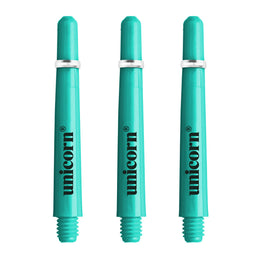Unicorn Gripper 4 Polycarbonate Shafts - Dart Stems - Neon Teal
