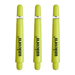 Unicorn Gripper 4 Polycarbonate Shafts - Dart Stems - Neon Yellow