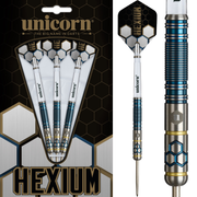 Unicorn Hexium Style 2 Steel Tip Darts – 90% Tungsten