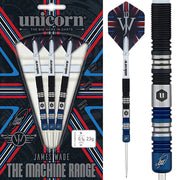 Unicorn James Wade Two-Tone Steel Tip Darts – 90% Tungsten