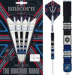 Unicorn James Wade Two-Tone Steel Tip Darts – 90% Tungsten