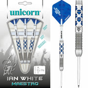 Unicorn Maestro Ian White Phase 2 Steel Tip Darts – 90% Tungsten