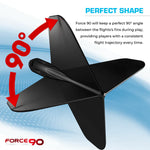 Mission Force 90 Black Gradient No6 Moulded Flights