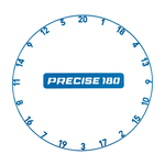 Precise 180 One Piece Number Ring - Arctic Blue