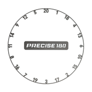 Precise 180 One Piece Number Ring - Graphite