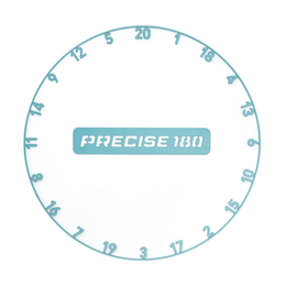 Precise 180 One Piece Number Ring - Infinity Blue