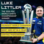 Target Luke Littler World Champion G1 SP Steel Tip Darts - 90% Tungsten